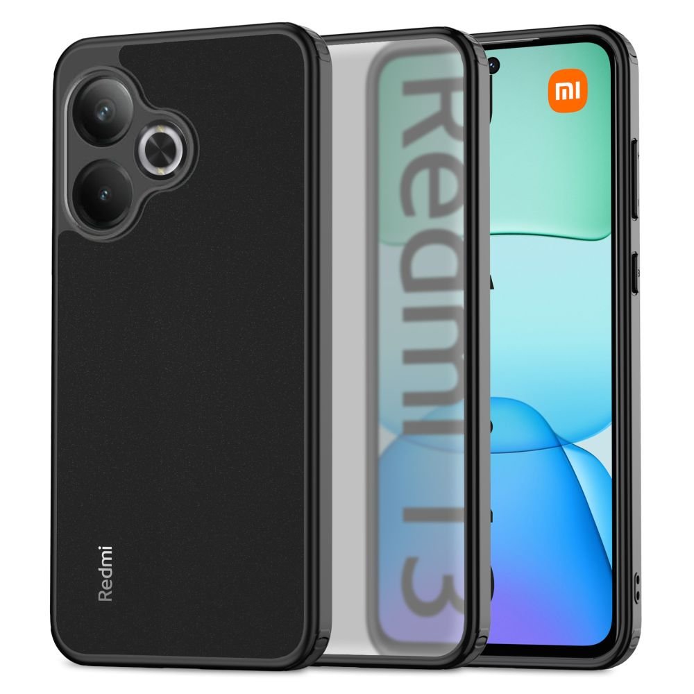 Tech - Protect Xiaomi Redmi 13 MagMat Σκληρή Θήκη με Πλαίσιο Σιλικόνης - Matte Black