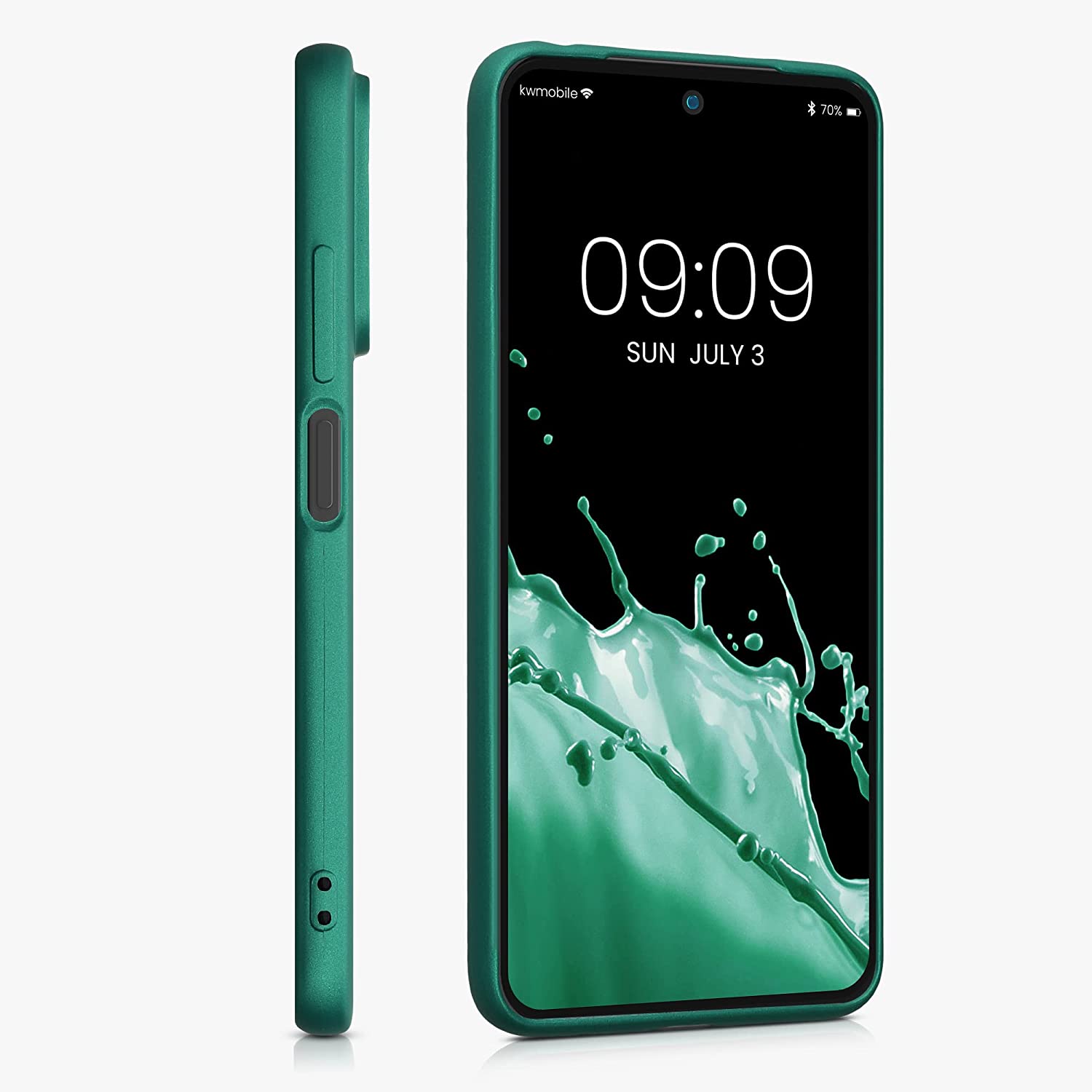 KW Xiaomi Redmi Note 11 / Redmi Note 11S Θήκη Σιλικόνης TPU - Dark Metallic - 58651.170