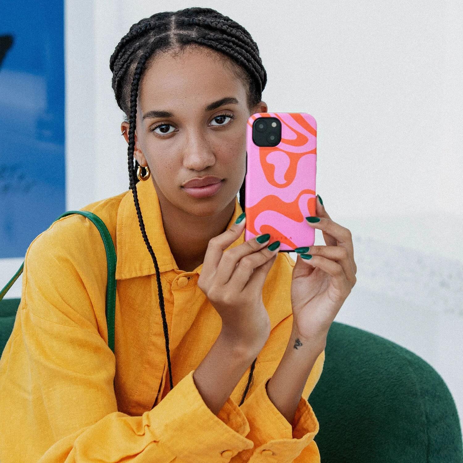 Burga iPhone 15 Fashion Tough MagSafe Σκληρή Θήκη με MagSafe - Ride The Wave