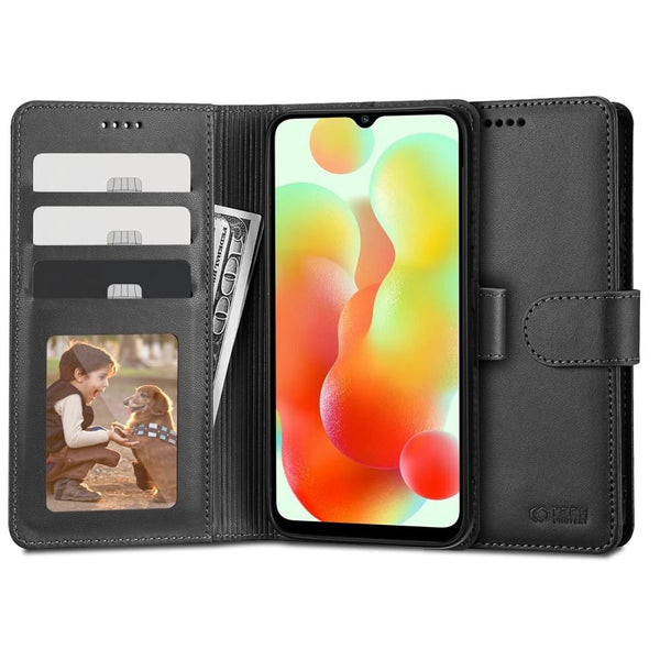 Tech - Protect Xiaomi Redmi 12C Θήκη Πορτοφόλι Stand από Δερματίνη - Black