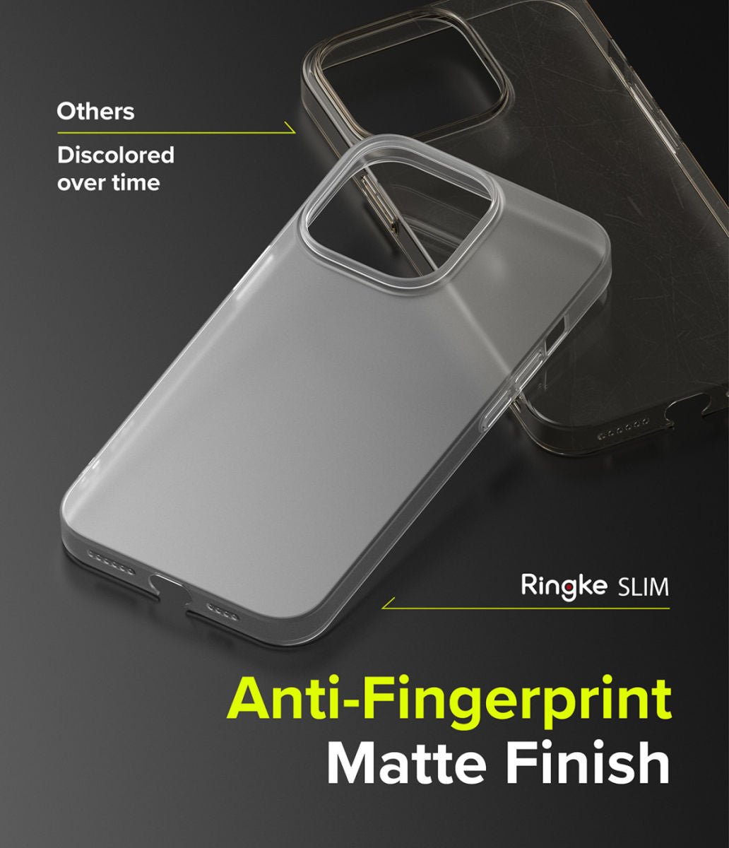 Ringke iPhone 13 Pro Max Slim Λεπτή Σκληρή Θήκη - Ματ Διάφανη
