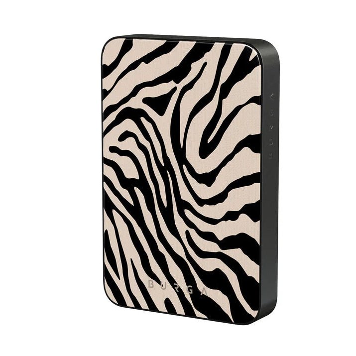 Burga Μαγνητικό Ασύρματο MagSafe PowerBank 5000mAh με Καλώδιο Type - C to Type - C - Gunmetal - Imperial