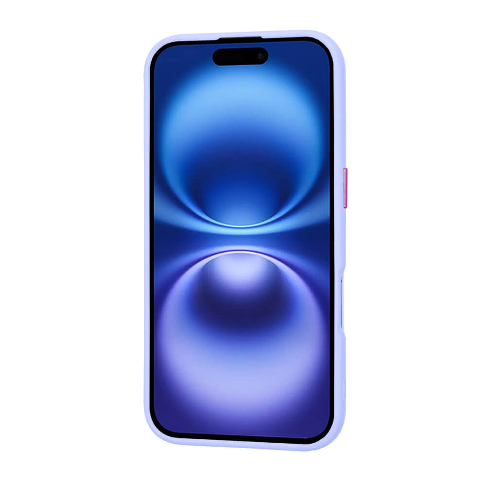 Techsuit iPhone 16 - HaloFrost Series MagSafe - Σκληρή Θήκη με Πλαίσιο Σιλικόνης - Light Purple
