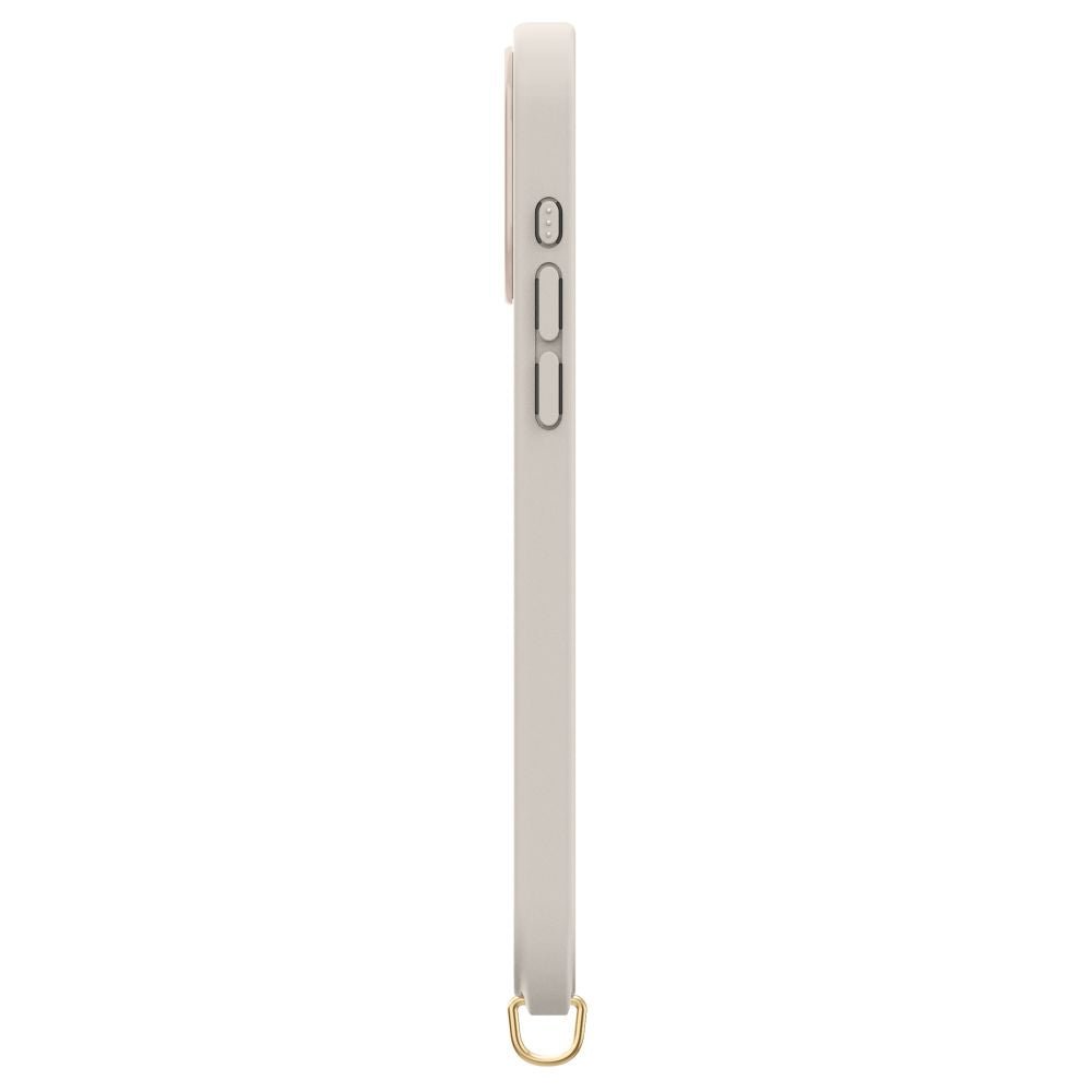 Spigen Cyrill iPhone 15 Pro Max Classic Charm Mag Σκληρή Θήκη MagSafe με Πλαίσιο Σιλικόνης και Λουράκι - Cream