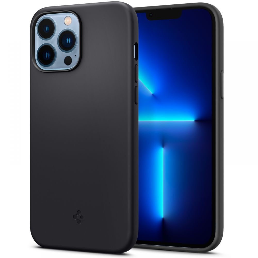 Spigen iPhone 13 Pro Silicone Fit Θήκη Σιλικόνης - Black