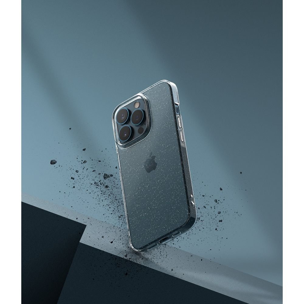 Ringke iPhone 13 Pro Air Ultra - Thin TPU Case Λεπτή Θήκη Σιλικόνης - Glitter - Διάφανη