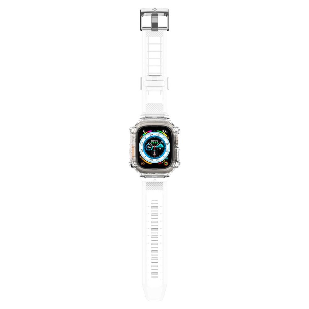 Spigen Λουράκι Apple Watch Ultra (1/2/3) - 49mm Rugged Armor Pro - Διάφανο