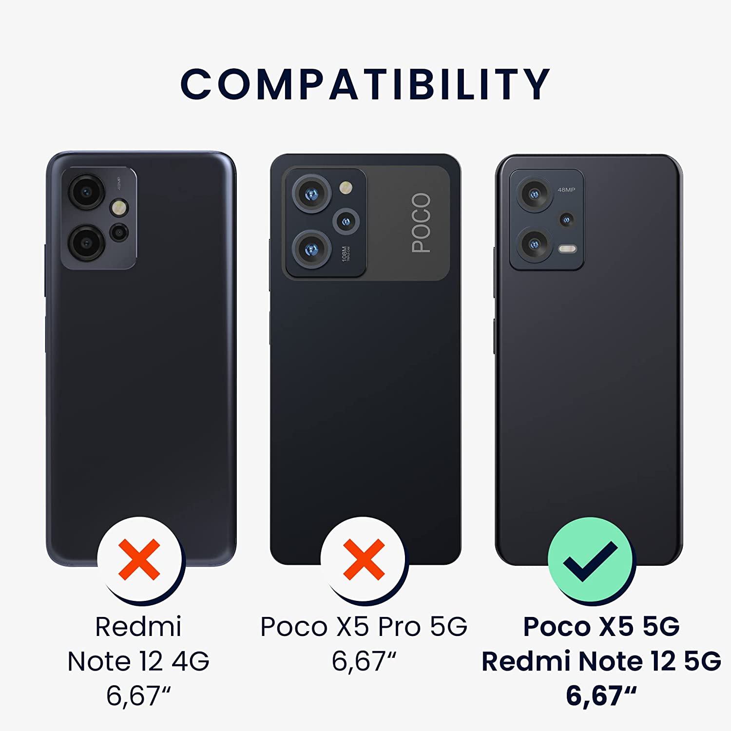 KW Xiaomi Redmi Note 12 5G / Poco X5 5G Θήκη Σιλικόνης TPU - Metallic Lavender - 60888.230