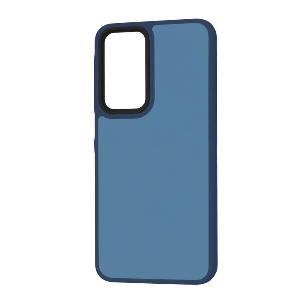 Techsuit Samsung Galaxy A26 5G - HaloFrost Series - Σκληρή Θήκη με Πλαίσιο Σιλικόνης - Deep Blue