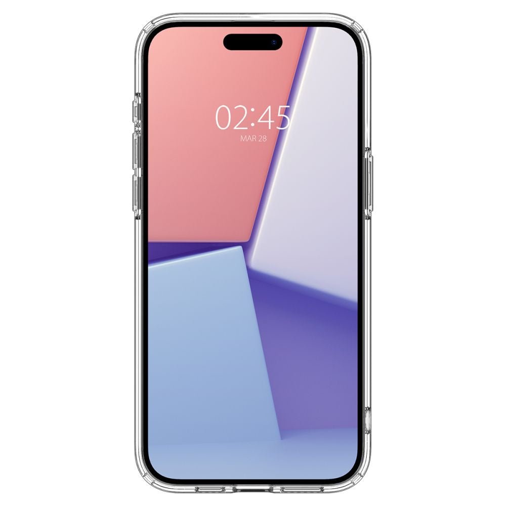 Spigen iPhone 15 Pro Ultra Hybrid Σκληρή Θήκη με Πλαίσιο Σιλικόνης - Frost Clear
