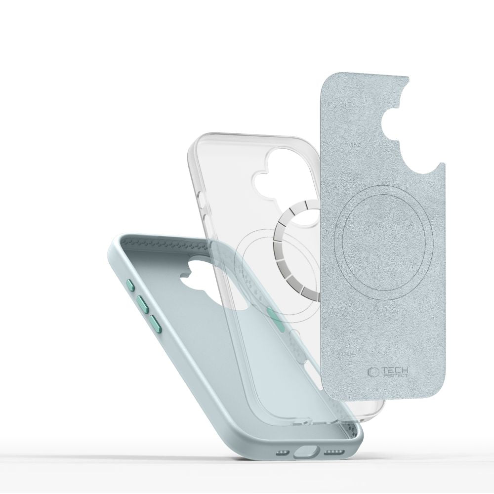 Tech - Protect iPhone 16 Silicone Pure Θήκη Σιλικόνης TPU με MagSafe - Sky Blue