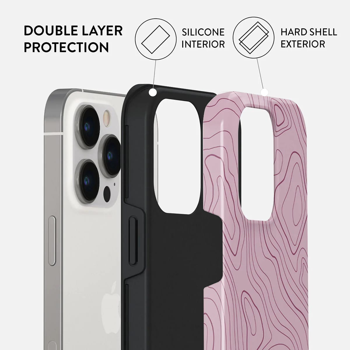 Burga iPhone 14 Pro Max Fashion Tough Σκληρή Θήκη - Maze