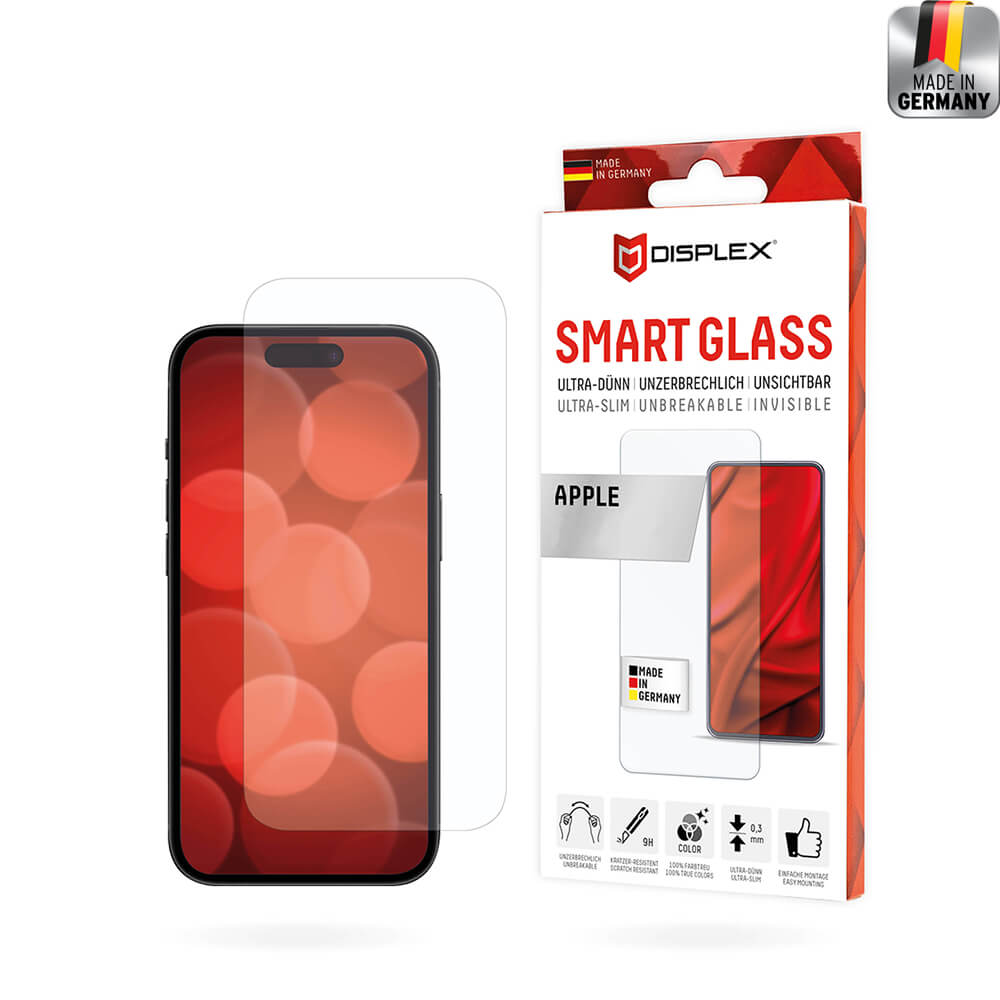 Displex iPhone 16 Plus - Premium Smart FlexiGlass - Εύκαμπτο Αντιχαρακτικό Γυαλί Οθόνης - Clear