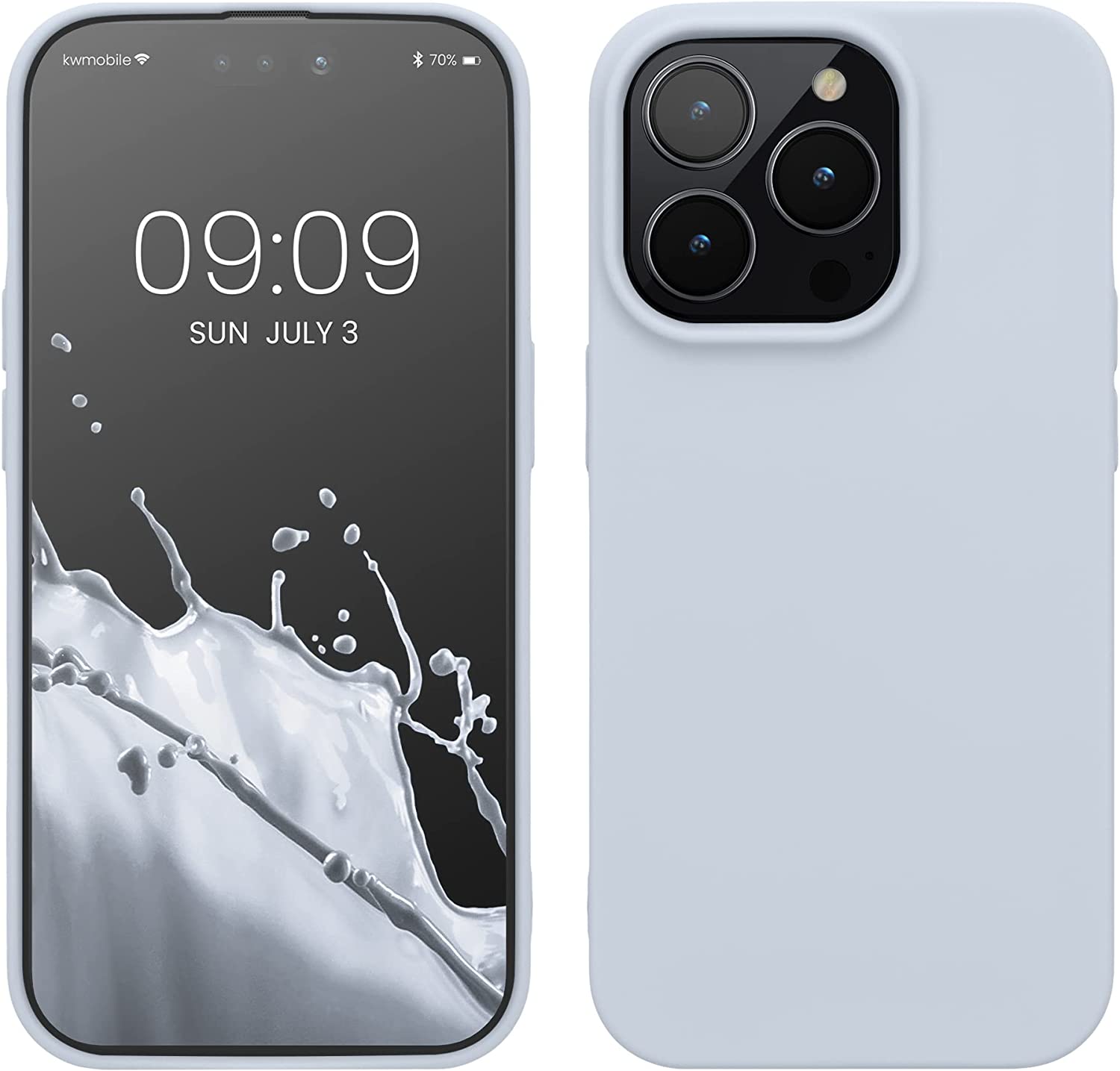 KW iPhone 14 Pro Λεπτή Θήκη Σιλικόνης TPU - Light Blue Matte - 59077.58