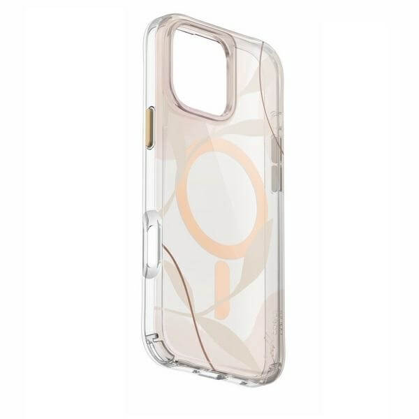 Uniq iPhone 16 Pro Max Coehl Verdure Σκληρή Θήκη με Πλαίσιο Σιλικόνης και MagSafe - Spring Blossom