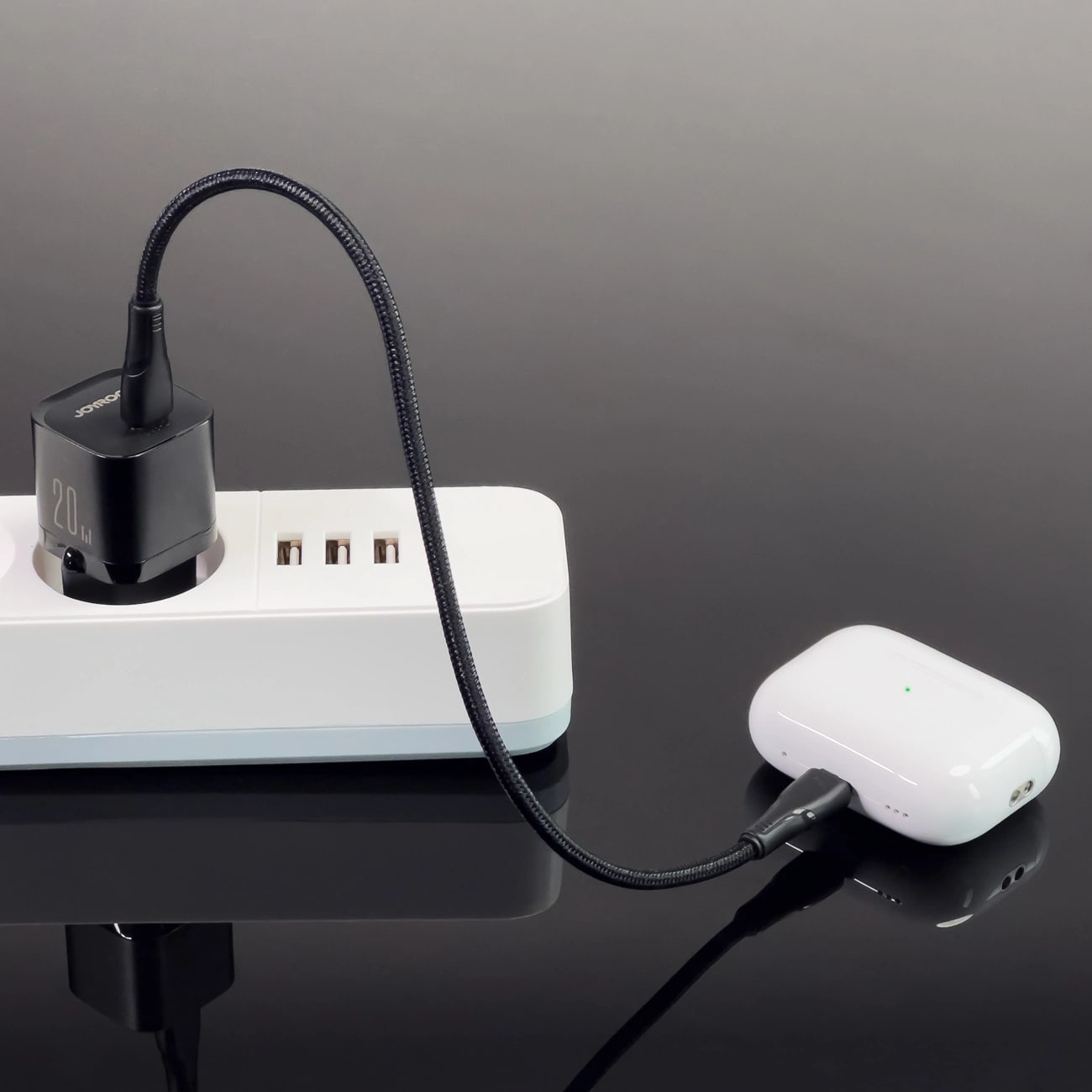 Joyroom Mini PD 20W Οικιακός Φορτιστής Γρήγορης Φόρτισης με Θύρα Type - C - Black - JR - TCF02