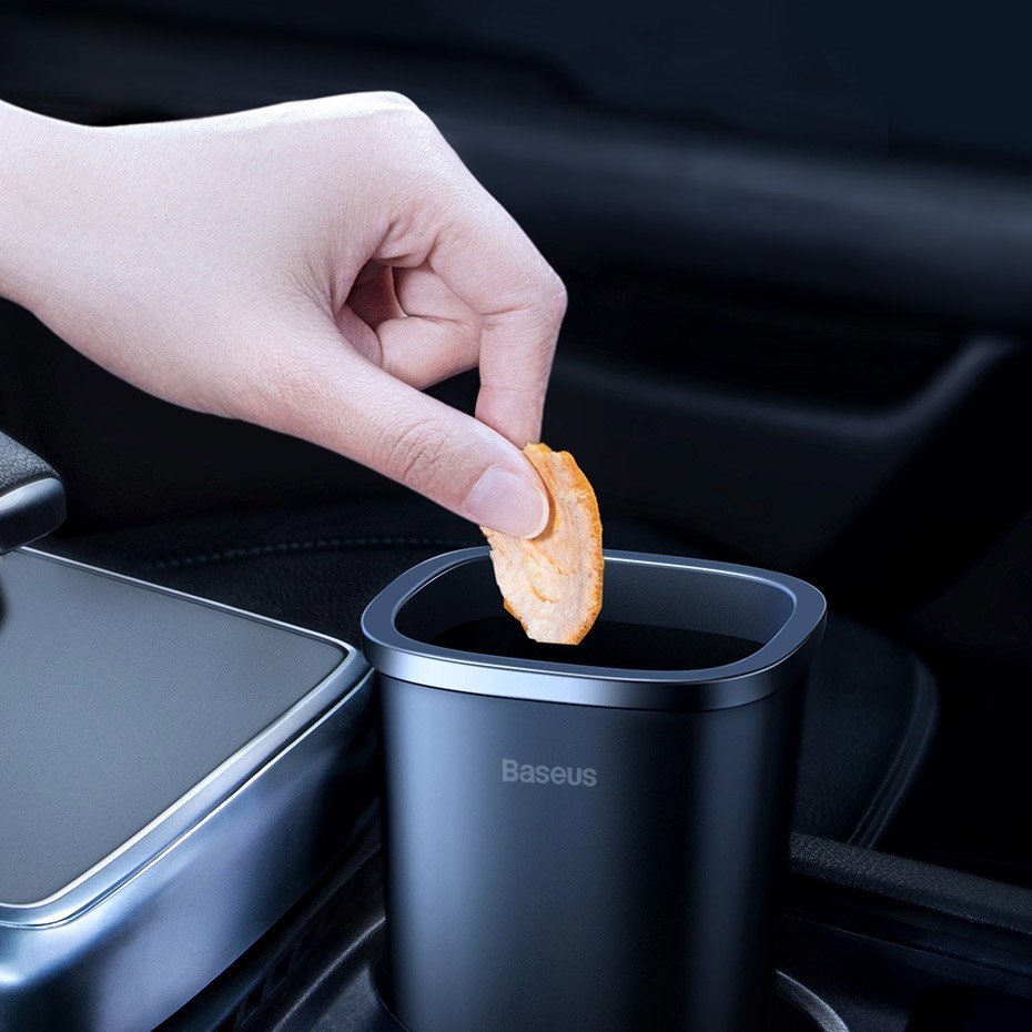 Baseus Automotive Garbage Can - Μίνι Κάδος Απορριμμάτων για το Αυτοκίνητο - Black - CRLJT - A01