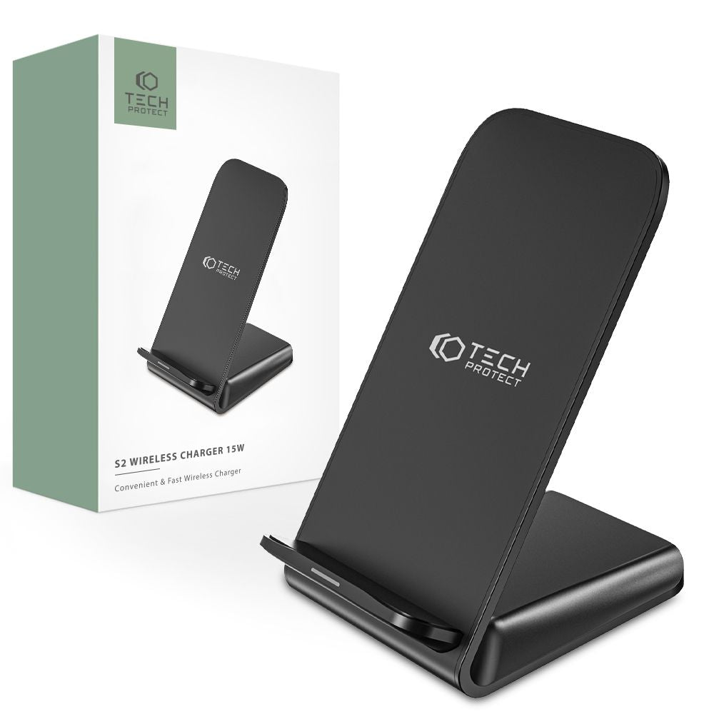 Tech - Protect S2 Βάση Ασύρματης Φόρτισης Qi Charge 15W - Black