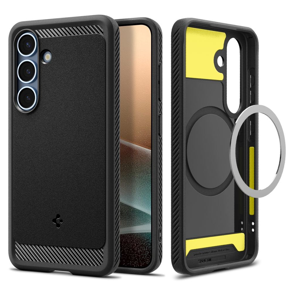 Spigen Samsung Galaxy S25 Plus - Rugged Armor Mag - Θήκη TPU με MagSafe - Matte Black