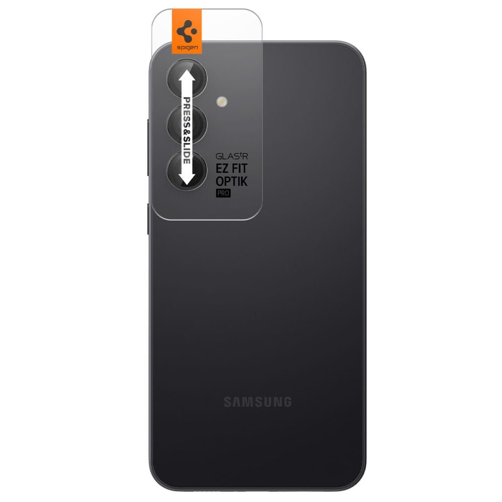 Spigen Samsung Galaxy S23 FE Optik.TR EZ Fit Αντιχαρακτικό Γυαλί για την Κάμερα - 2 Τεμάχια - Black
