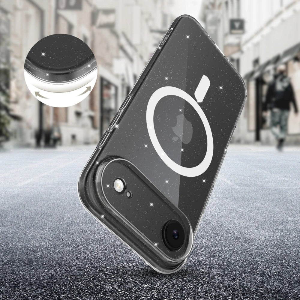 Tech - Protect iPhone Air Flexair Θήκη Σιλικόνης TPU με MagSafe - Glitter