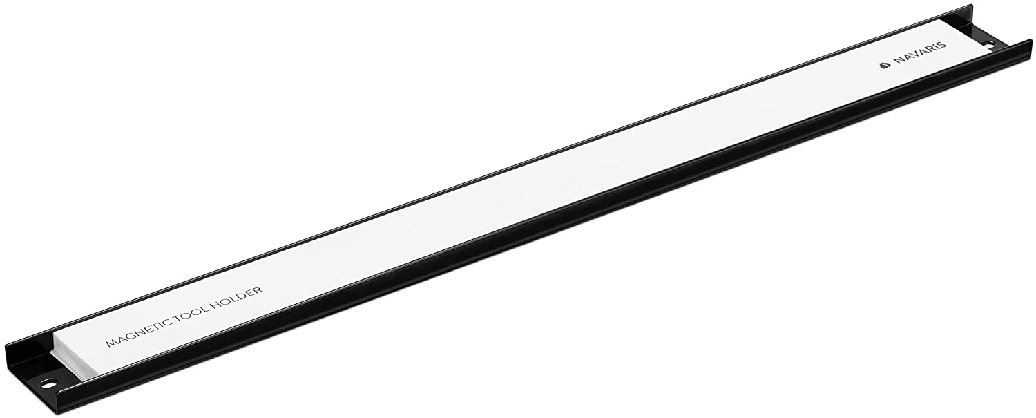Navaris Επιτοίχια Μαγνητική Βάση Στήριξης Εργαλείων - 5 x 60 cm - Black - 54270.03