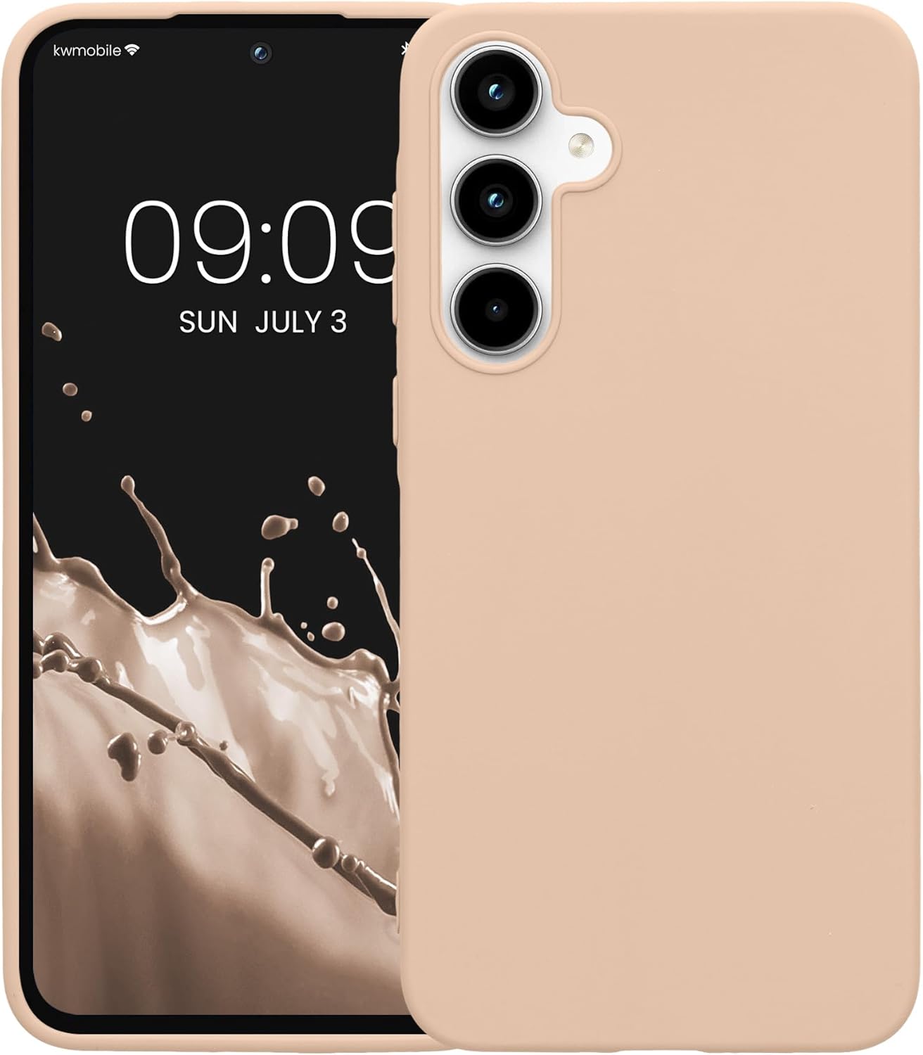 KW Samsung Galaxy A35 5G Λεπτή Θήκη Σιλικόνης TPU - Coconut Swirl