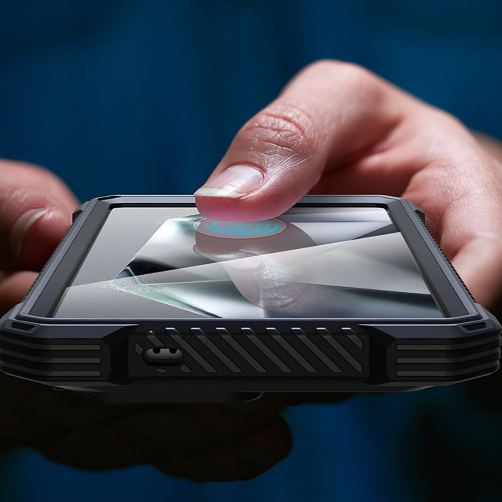 Supcase Samsung Galaxy S25 Ultra Armorbox Magsafe Σκληρή Θήκη με Προστασία Οθόνης και Κάλυμμα Κάμερας / Stand - Black