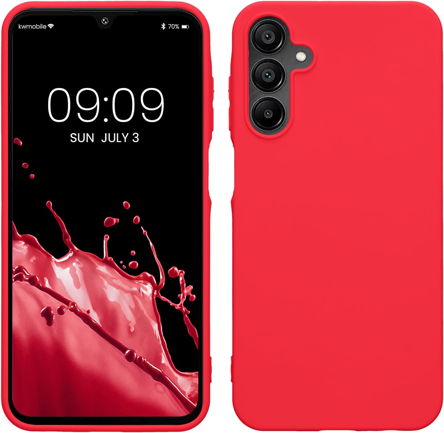 KW Samsung Galaxy A15 4G / A15 5G Θήκη Σιλικόνης TPU - Neon Pink - KWM000021MH004C