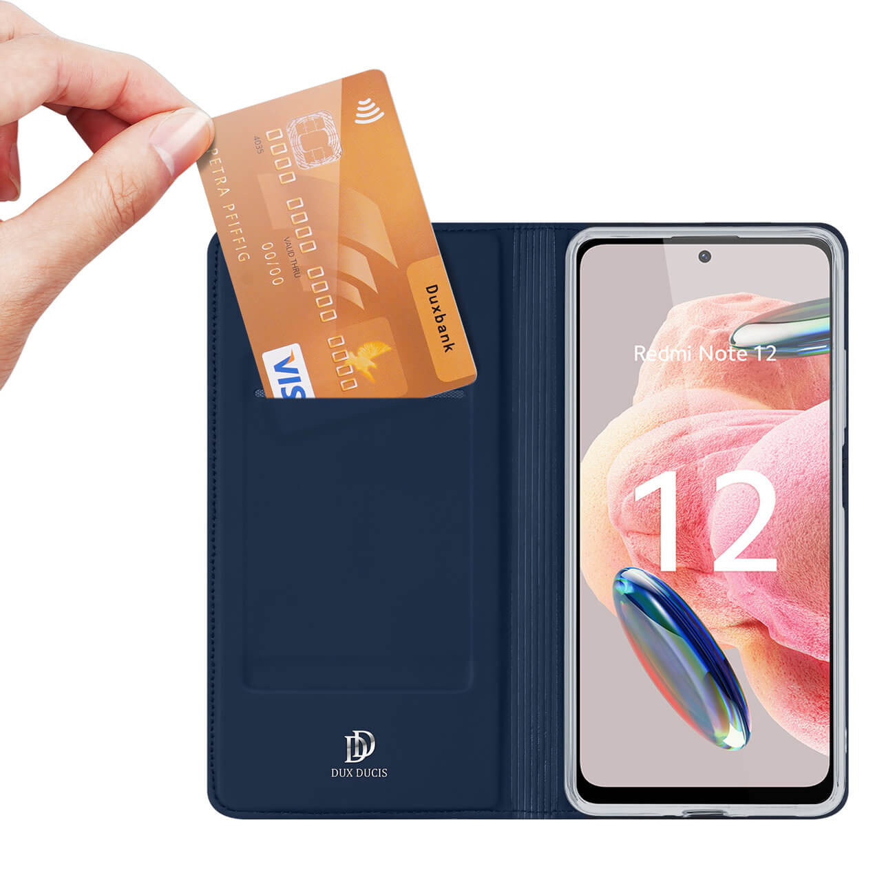 Dux Ducis Xiaomi Redmi Note 12 4G Flip Stand Θήκη Βιβλίο - Blue