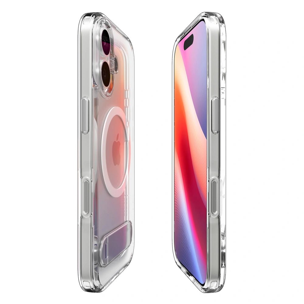 Spigen iPhone 17 - Ultra Hybrid S MagSafe - Σκληρή Θήκη με Πλαίσιο Σιλικόνης και Stand - Clear / White