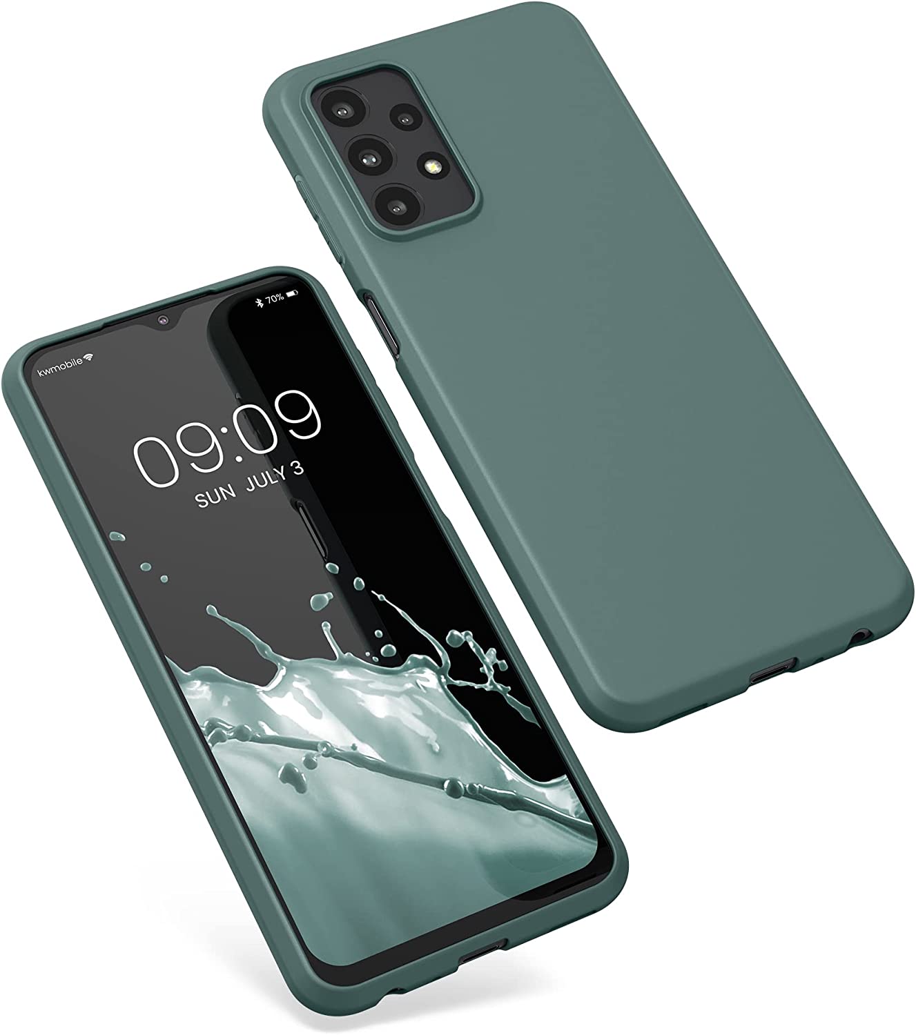 KW Samsung Galaxy A23 5G Θήκη Σιλικόνης TPU - Blue Green - 57804.171