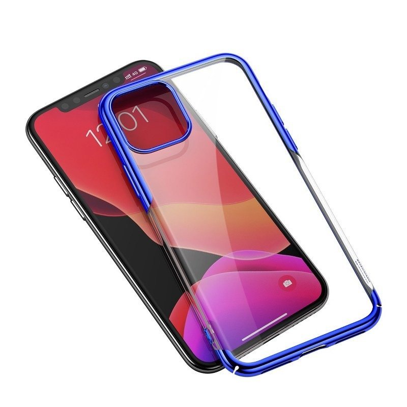 Baseus Glitter Electroplating Σκληρή Θήκη για iPhone 11 Pro - Blue - WIAPIPH58S - DW03