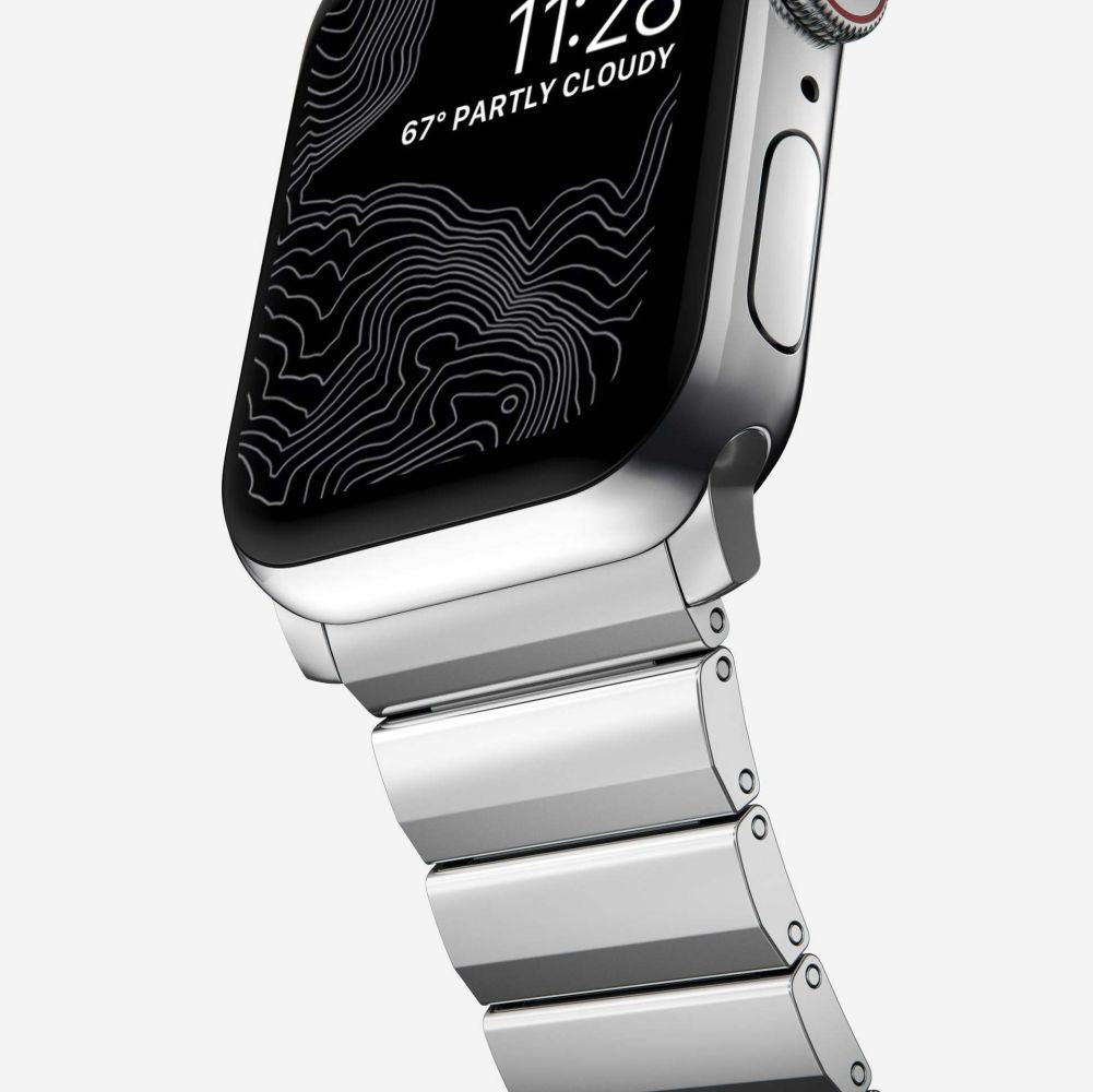 Tech - Protect Λουράκι Apple Watch 4/5/6/7/8/9/10/11 - SE (1/2/3) - ULTRA (1/2/3) - 44/45/46/49mm SteelBand από Ανοξείδωτο Ατσάλι - Silver