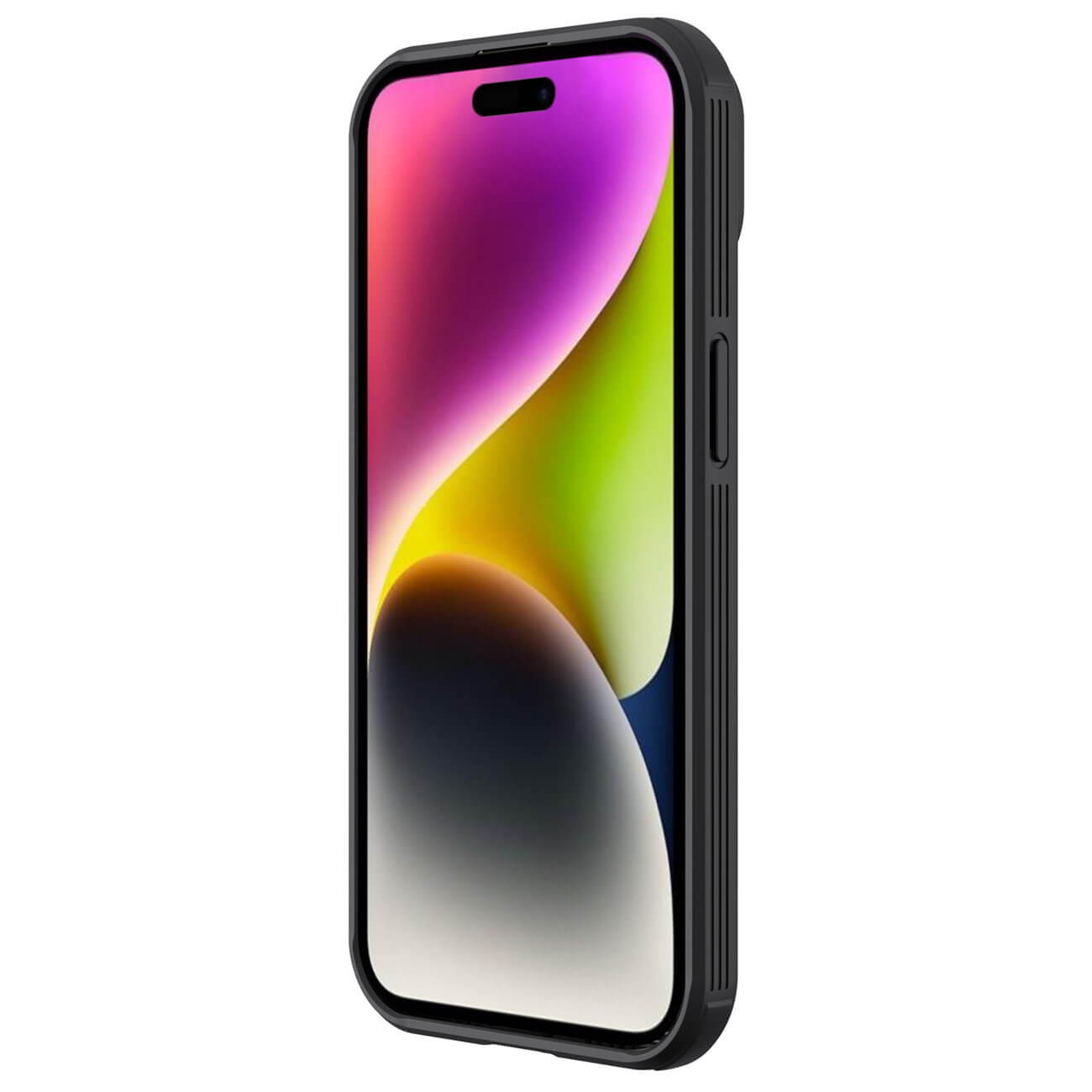 Nillkin iPhone 15 CamShield Pro Magnetic Σκληρή Θήκη με Κάλυμμα για την Κάμερα και MagSafe - Black