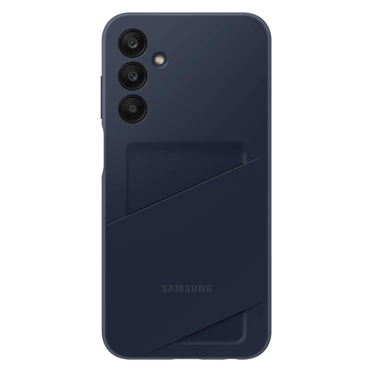 Samsung Card Slot Cover Samsung Galaxy A15 4G / A15 5G Θήκη Σιλικόνης με Υποδοχή για Κάρτα - Blue Black - EF - OA156TBEGWW