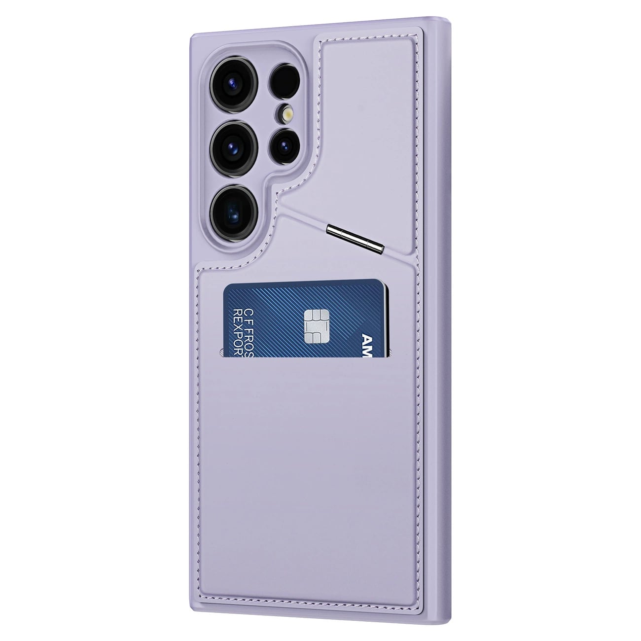 Dux Ducis Samsung Galaxy S24 Ultra Rafi II Mag Anti - RFID Θήκη με Υποδοχή για Κάρτες / Stand και MagSafe - Purple