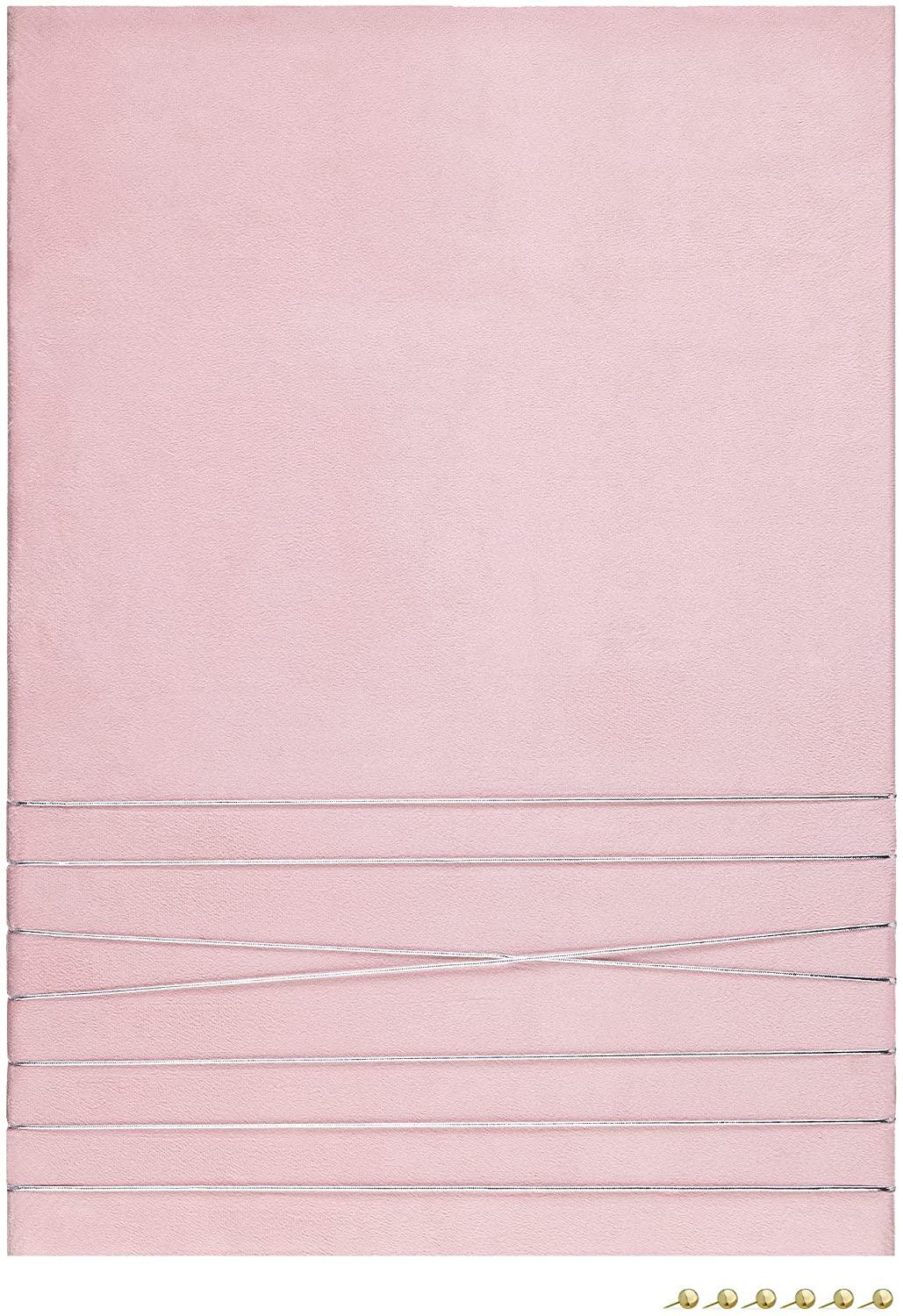 Navaris Πίνακας Ανακοινώσεων από Βελούδο - 70 x 50 cm - Pink - 52630.2.08