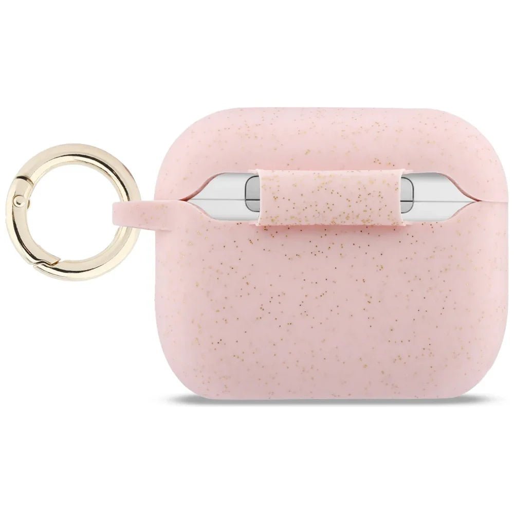 Guess AirPods Pro 3 - Θήκη Σιλικόνης - Silicone Glitter Ring - Pink