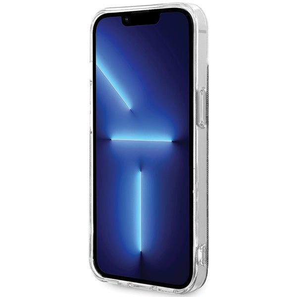 Guess iPhone 15 Plus / 14 Plus Σκληρή Θήκη με Πλαίσιο Σιλικόνης και MagSafe - IML 4G MagSafe - Black