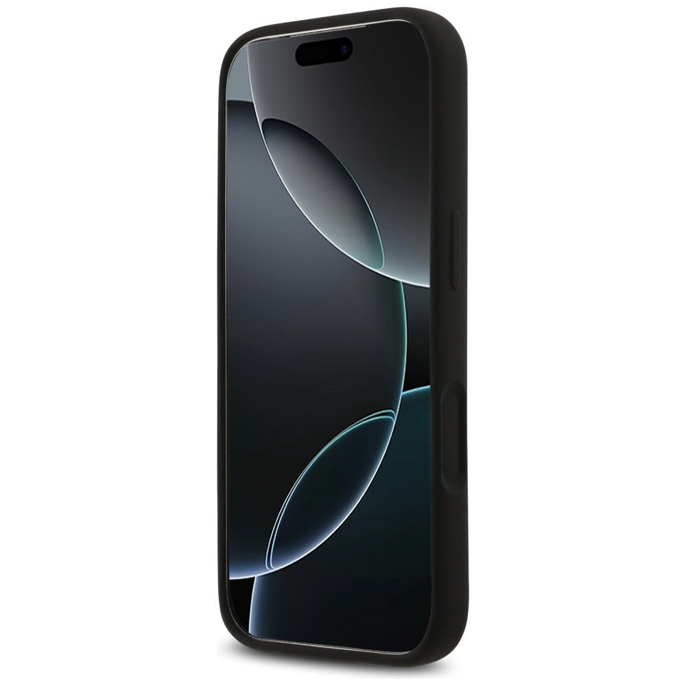 Guess iPhone 17 Pro - Θήκη Σιλικόνης με MagSafe - Silicone Triangle Logo MagSafe - Black