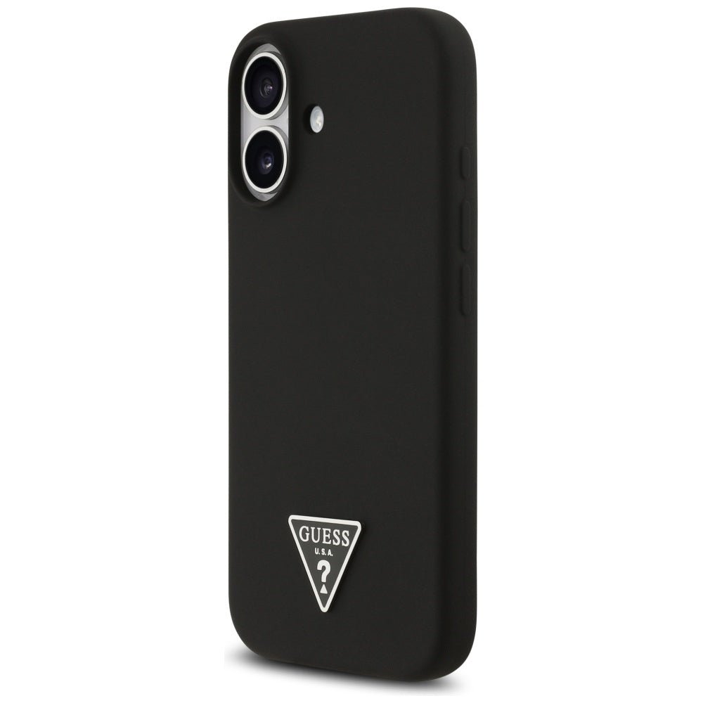 Guess iPhone 17 - Θήκη Σιλικόνης με MagSafe - Silicone Triangle Logo MagSafe - Black