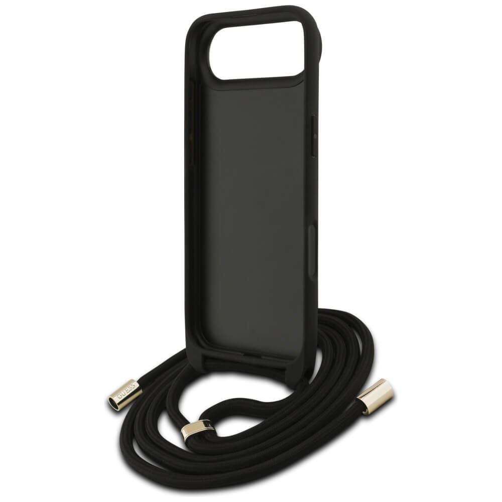 Guess iPhone Air - 4G Big Logo Cord Stap Crossbody - Θήκη με Επένδυση Συνθετικού Δέρματος και Λουράκι - Brown