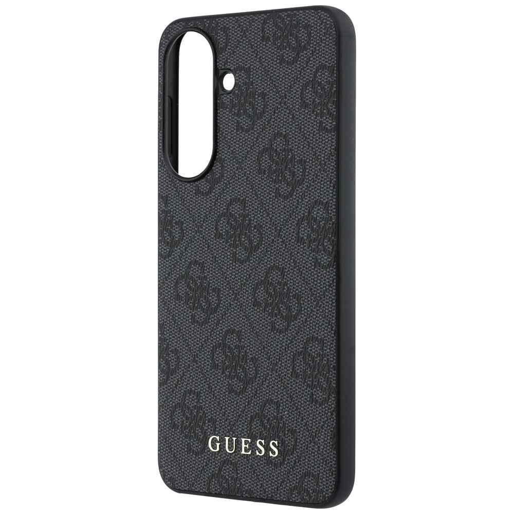Guess Samsung Galaxy A37 5G - Σκληρή Θήκη με Πλαίσιο Σιλικόνης και Επένδυση Συνθετικού Δέρματος - 4G Classic - Black