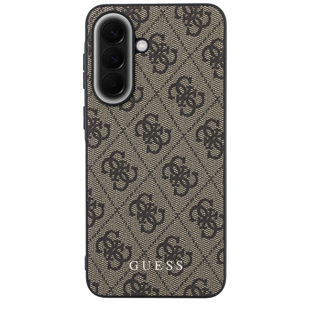 Guess Samsung Galaxy A37 5G - Σκληρή Θήκη με Πλαίσιο Σιλικόνης και Επένδυση Συνθετικού Δέρματος - 4G Classic - Brown
