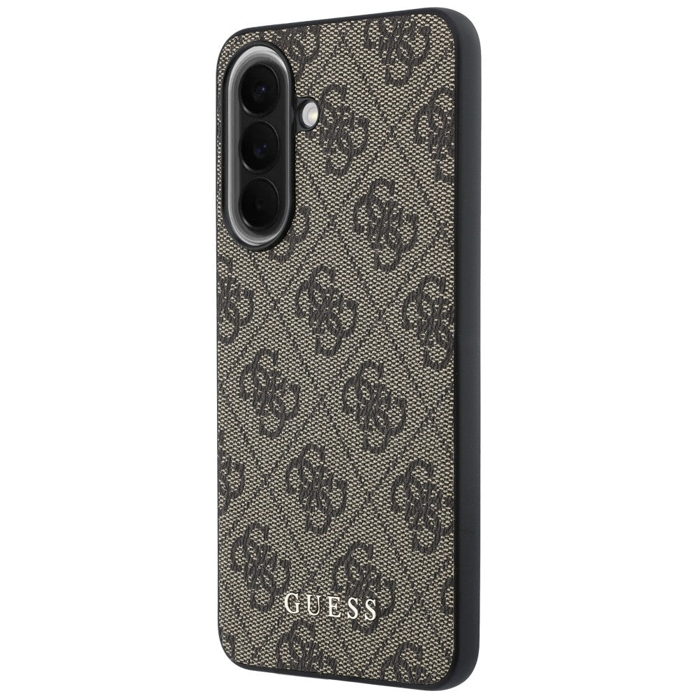Guess Samsung Galaxy A37 5G - Σκληρή Θήκη με Πλαίσιο Σιλικόνης και Επένδυση Συνθετικού Δέρματος - 4G Classic - Brown