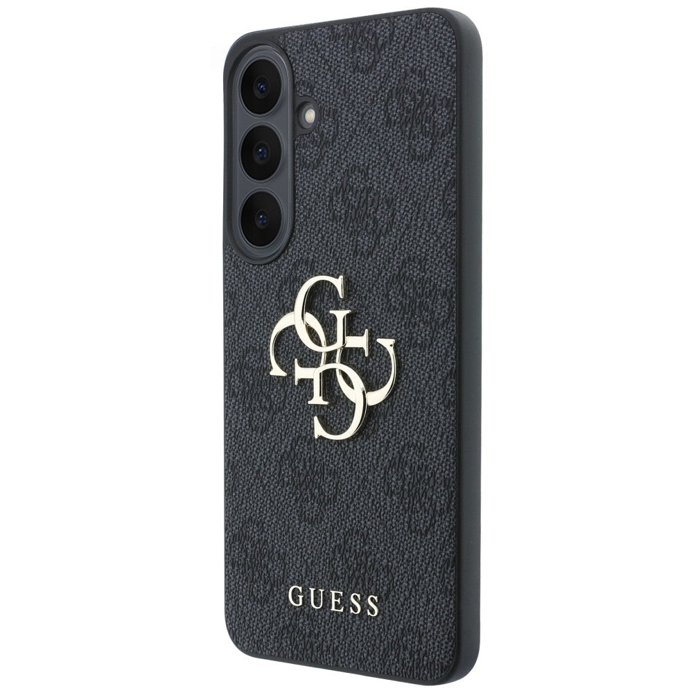 Guess Samsung Galaxy S26 FE - Θήκη με Επένδυση Συνθετικού Δέρματος - Leather 4G Metal Logo - Black