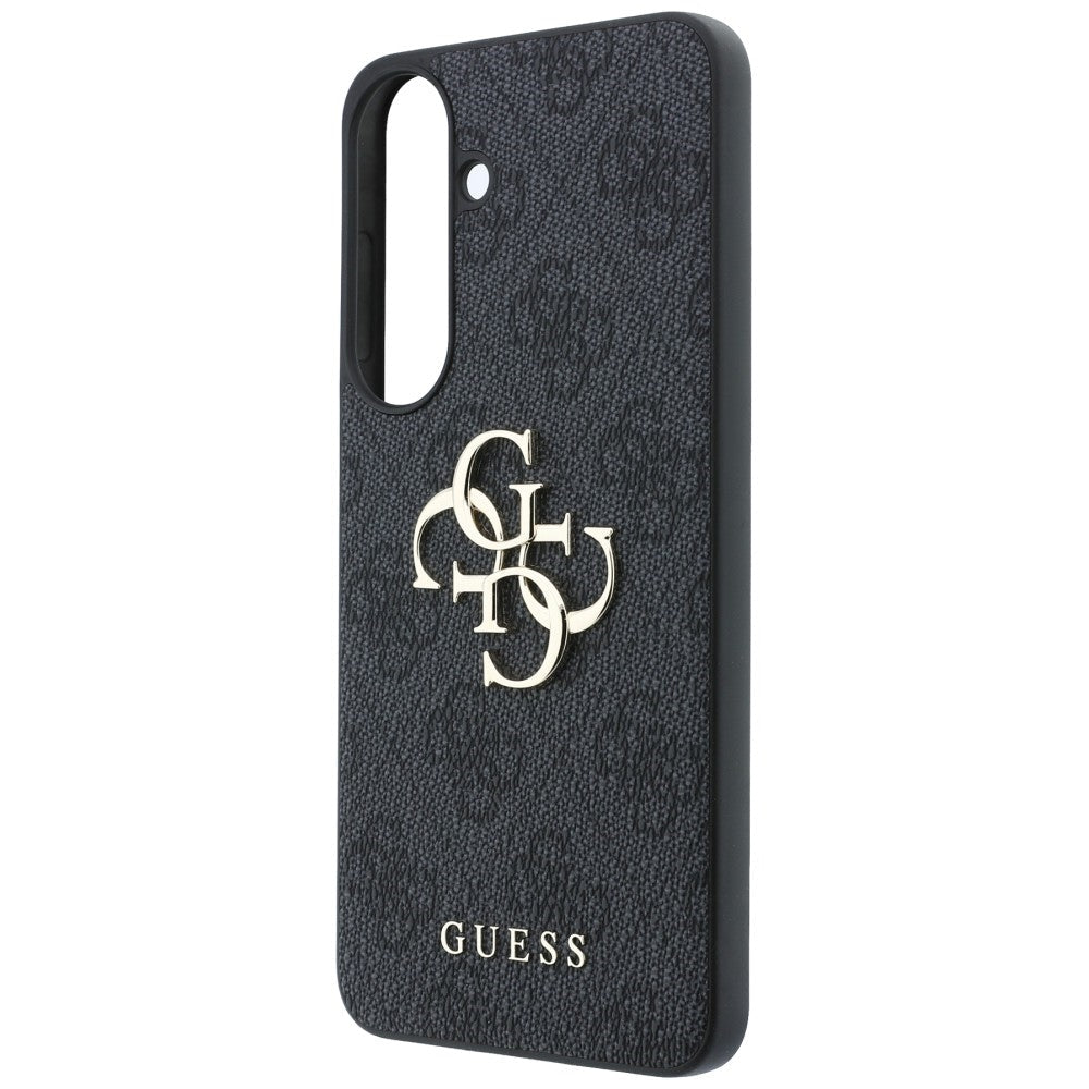 Guess Samsung Galaxy S26 FE - Θήκη με Επένδυση Συνθετικού Δέρματος - Leather 4G Metal Logo - Black