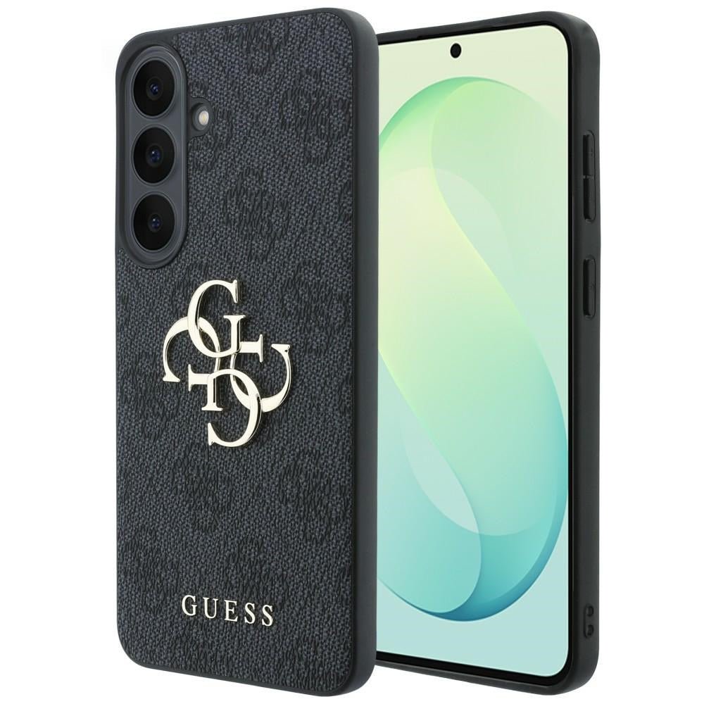 Guess Samsung Galaxy S26 FE - Θήκη με Επένδυση Συνθετικού Δέρματος - Leather 4G Metal Logo - Black
