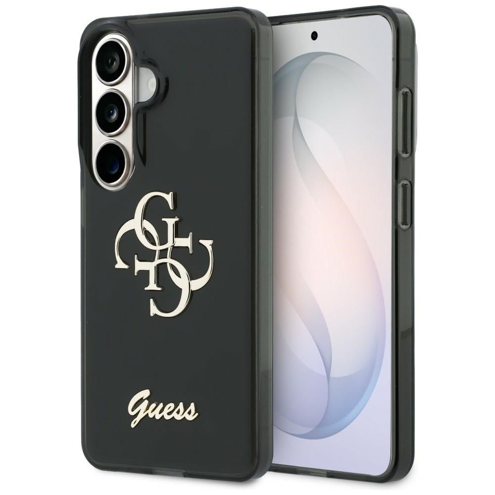 Guess Samsung Galaxy S26 - Σκληρή Θήκη με Πλαίσιο Σιλικόνης - IML Big Metal 4G Script - Black